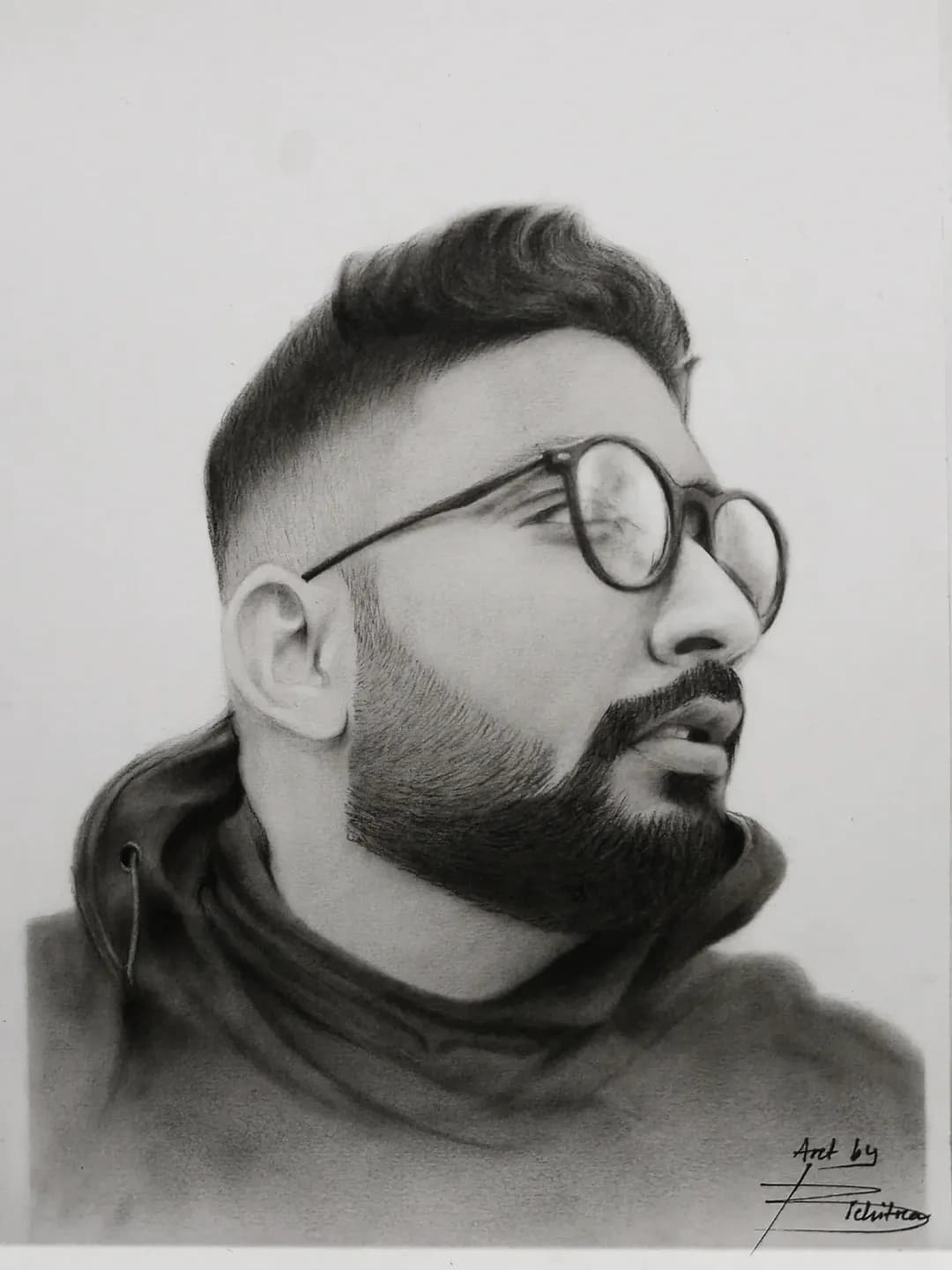 Hand-drawn Charcoal Sketch in Charcoal style